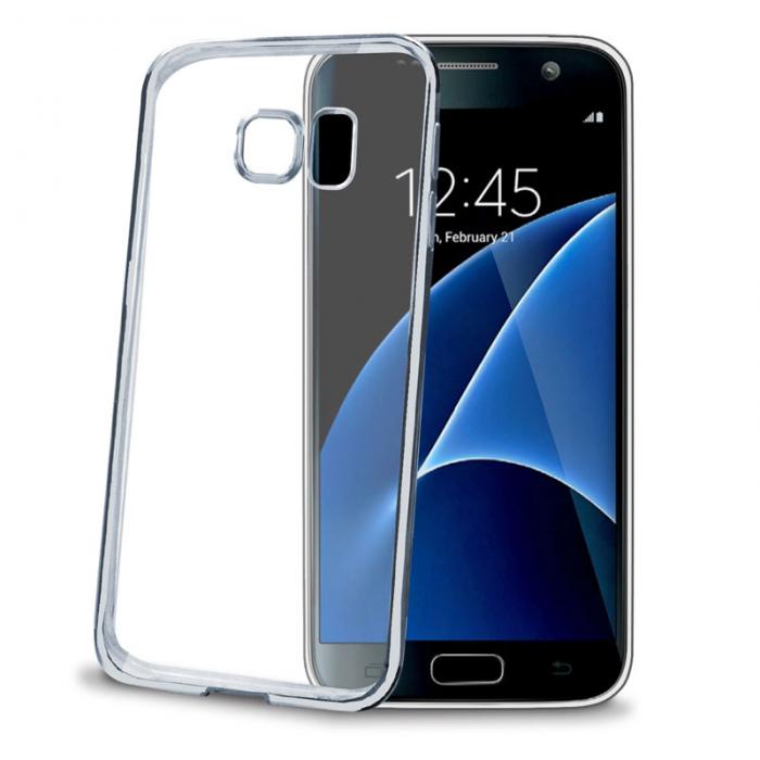 UTGATT5 - Celly Laser Cover till Samsung Galaxy S7 - Silver