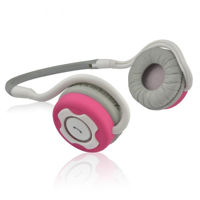 UTGATT4 - NoiseHush NS400 Bluetooth Stereo Sports Headset (Magenta)