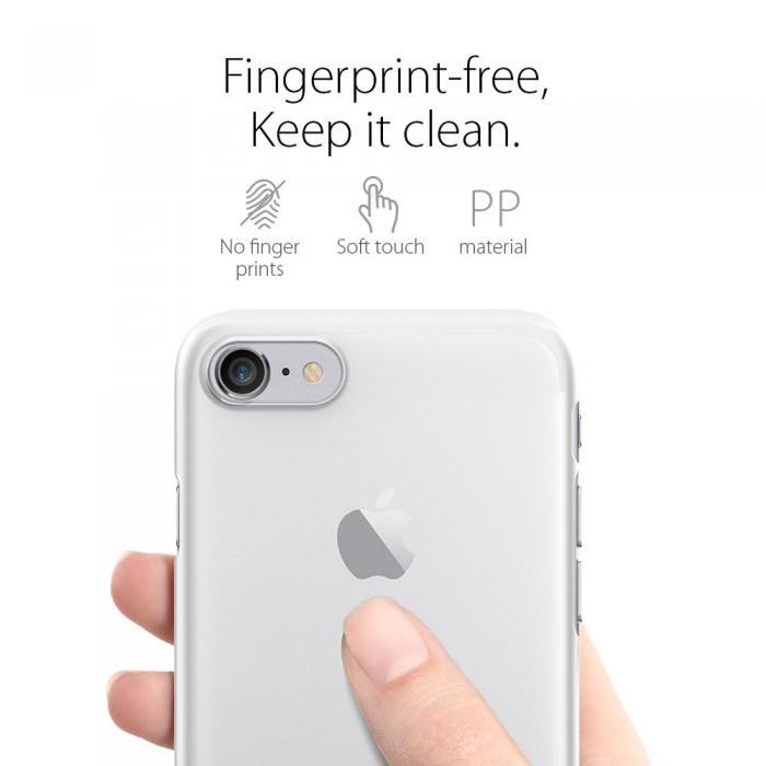 UTGATT5 - SPIGEN Air Skin 0.4mm Thick Skal till iPhone 8/7 - Svart