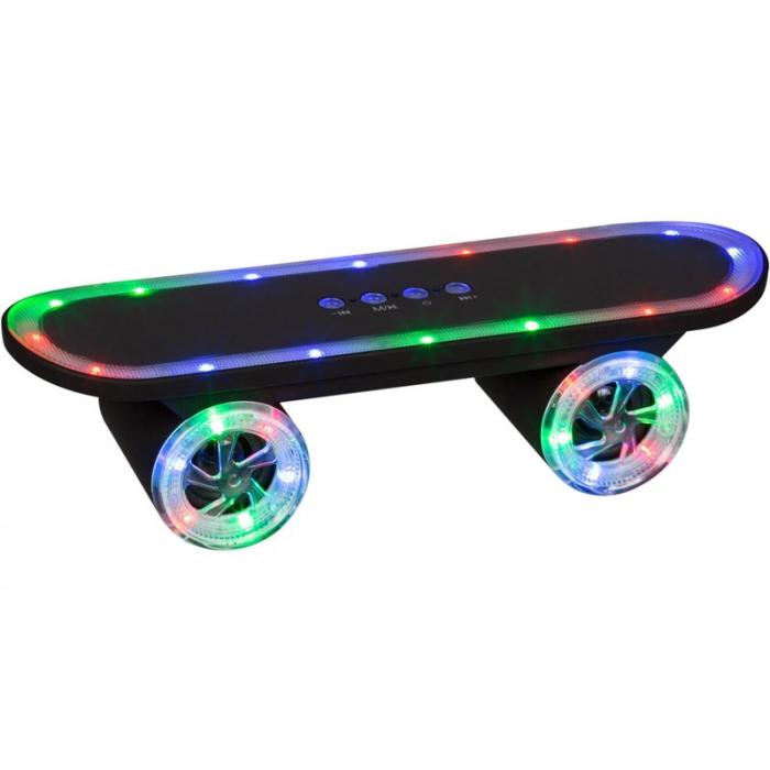 UTGATT5 - KITSOUND Hgtalare Skateboard Blinkande Svart Bluetooth