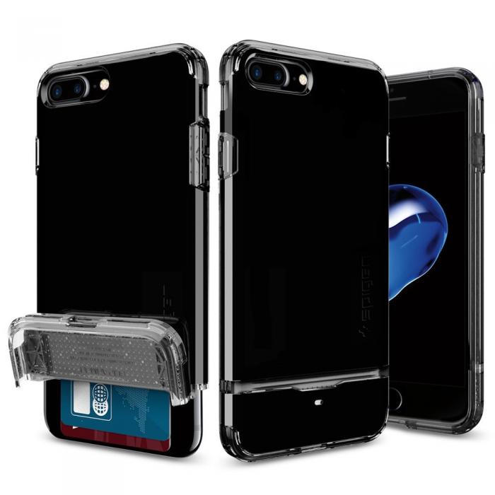 UTGATT5 - SPIGEN Flip Armor Skal till Apple iPhone 7 Plus - Jet Black