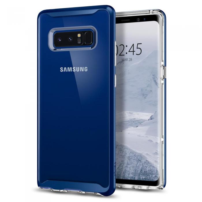 UTGATT4 - SPIGEN Neo Hybrid Crystal Skal till Samsung Galaxy Note 8 - Deep Blue