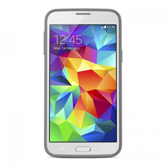 UTGATT5 - Belkin Samsung Galaxy S5 Grip View 2.0 Slate/Gravel