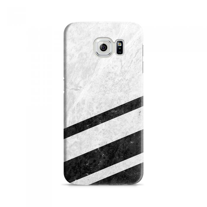 UTGATT5 - Skal till Samsung Galaxy S6 - White Striped Marble