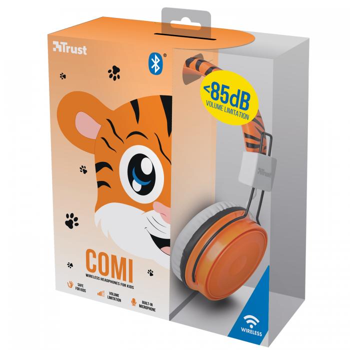 UTGATT4 - Trust Comi Kids Bluetooth-headset - Orange
