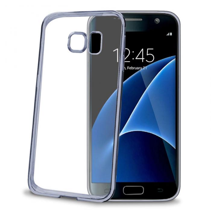UTGATT5 - Celly Laser Cover till Samsung Galaxy S7 - Dark Silver
