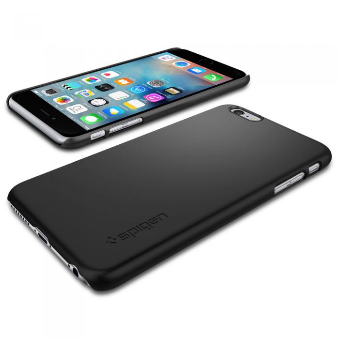 UTGATT5 - SPIGEN Ultra Thin Skal till Apple iPhone 6(S) Plus (Svart)