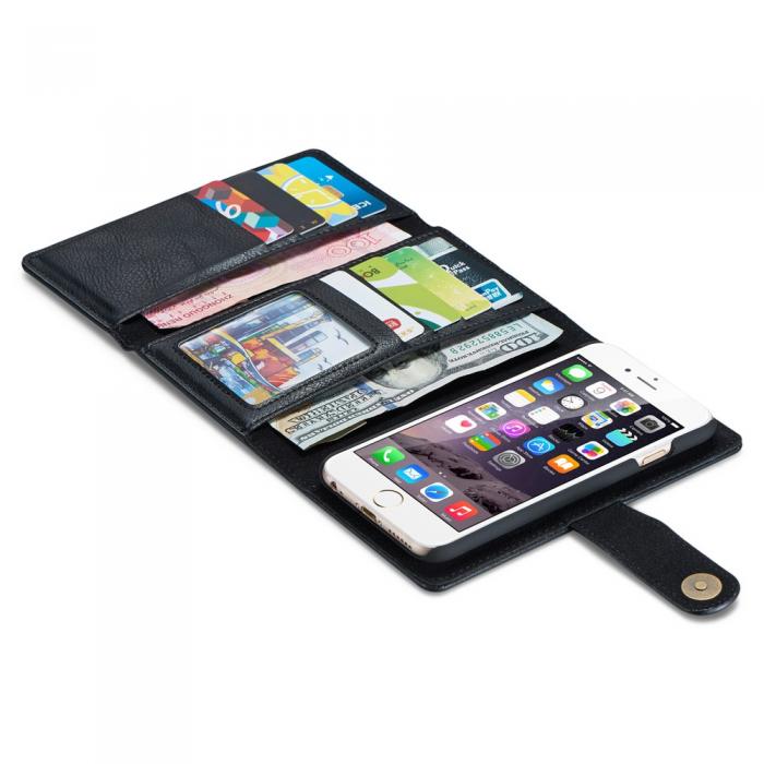 UTGATT5 - DG.MING Plnboksfodral till iPhone 6(S) Plus - Svart
