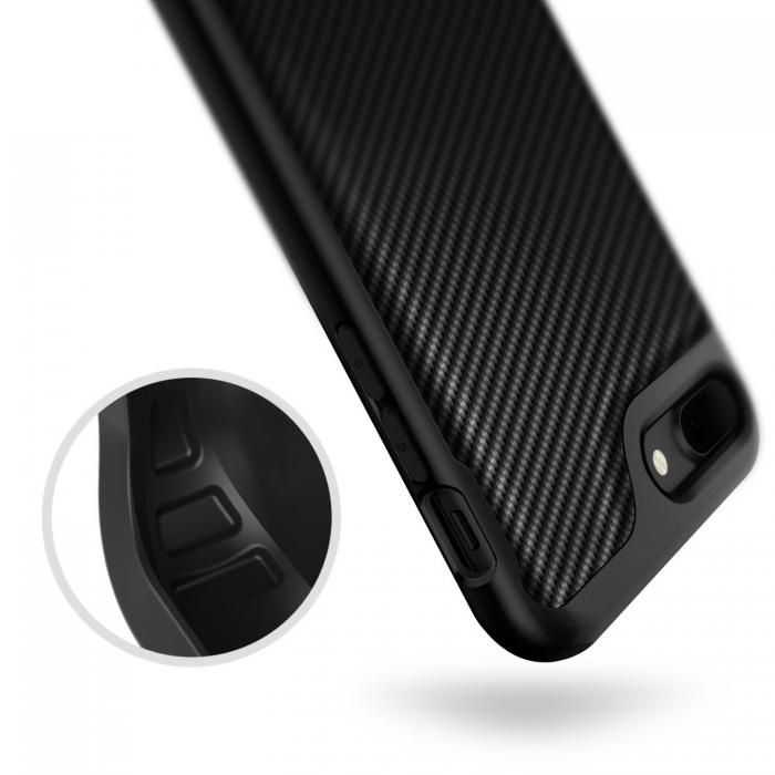 UTGATT5 - Caseology Envoy Carbon Skal iPhone 7 Plus - Matte Black