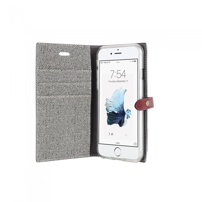 UTGATT5 - Mercury Milano Diary Fodral till Apple iPhone 6 (S) Plus - Rosa