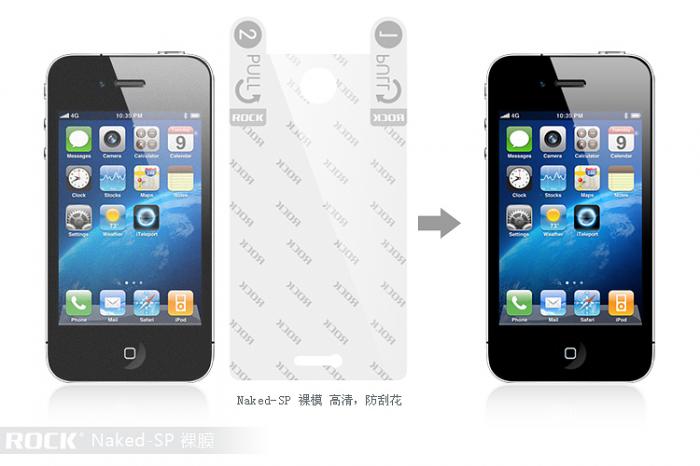 UTGATT4 - Rock skrmskydd till Apple iPhone 5/5S/SE (Anti Fingerprint & Anti Glare)