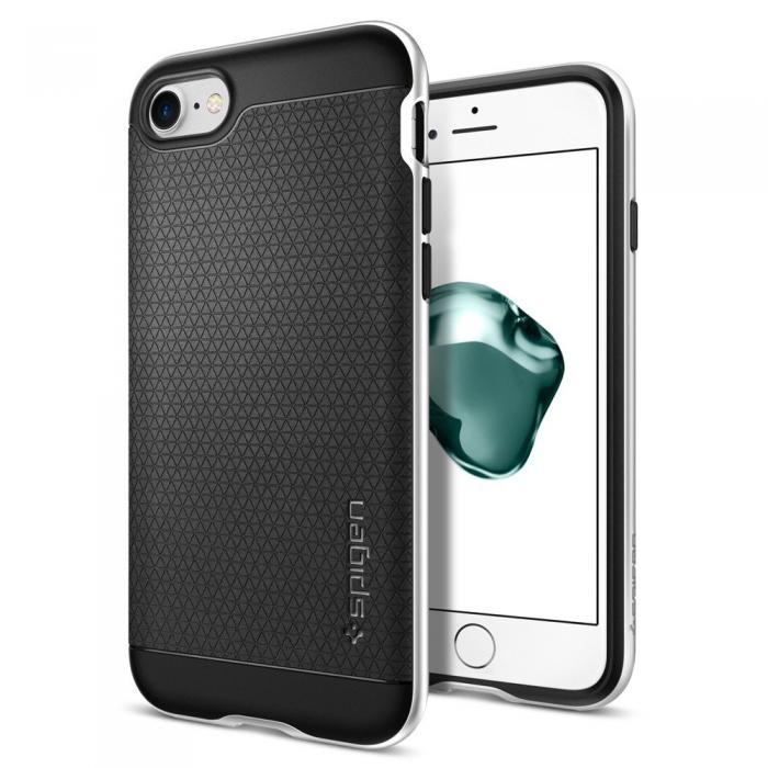 UTGATT5 - Spigen Neo Hybrid Skal till Apple iPhone 8/7 - Silver