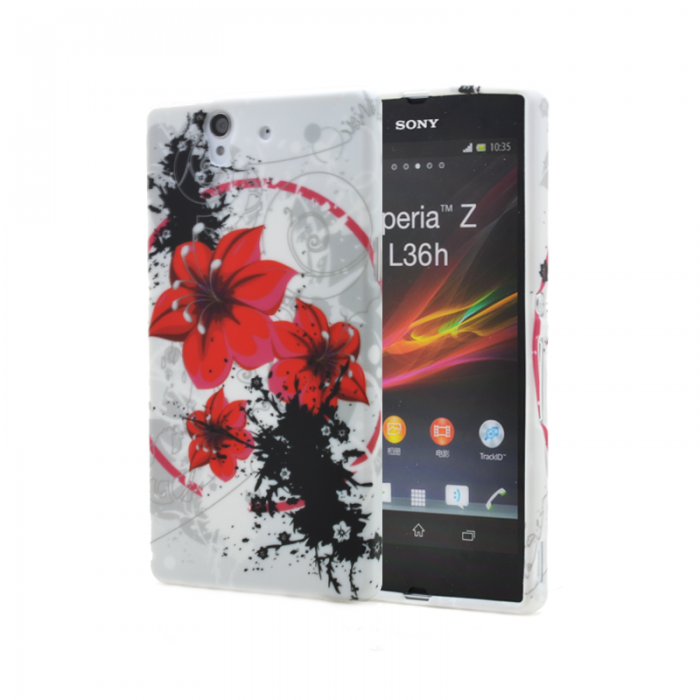 UTGATT4 - FlexiCase Skal till Sony Xperia Z (Red Scarlet)