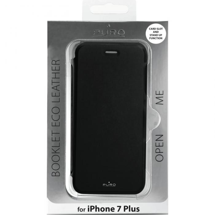 UTGATT5 - Puro Eco-Leather fodral till iPhone 7 Plus, iPhone 6(S) Plus - Svart