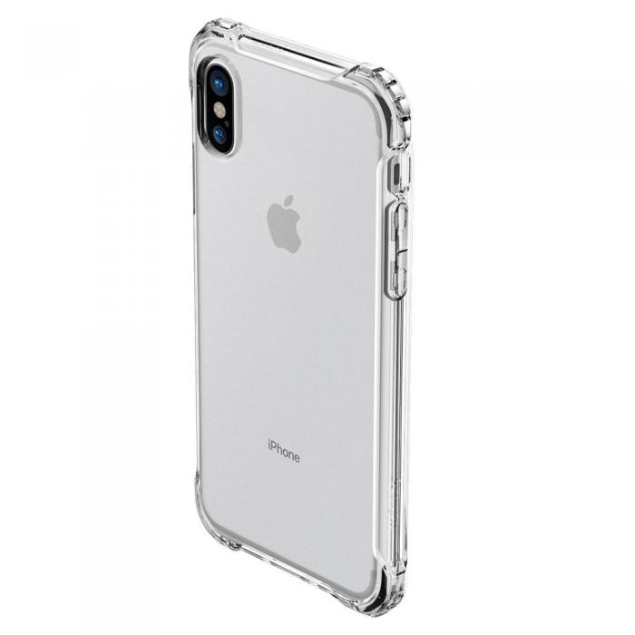 UTGATT4 - SPIGEN Rugged Crystal Skal till Apple iPhone XS / X - Clear