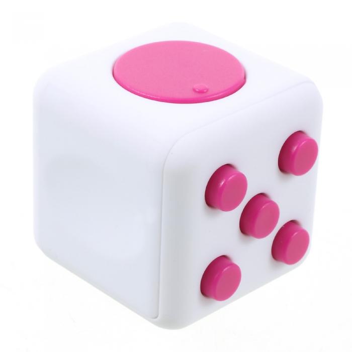 UTGATT5 - Fidget Cube Antistresskub - Rosa