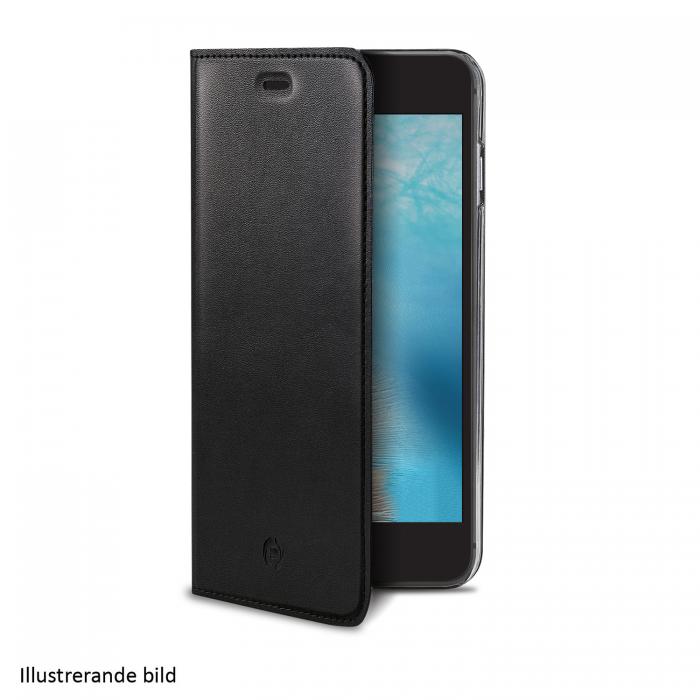 UTGATT5 - Celly Air Slim Leather Case till iPhone 7 Plus - Svart