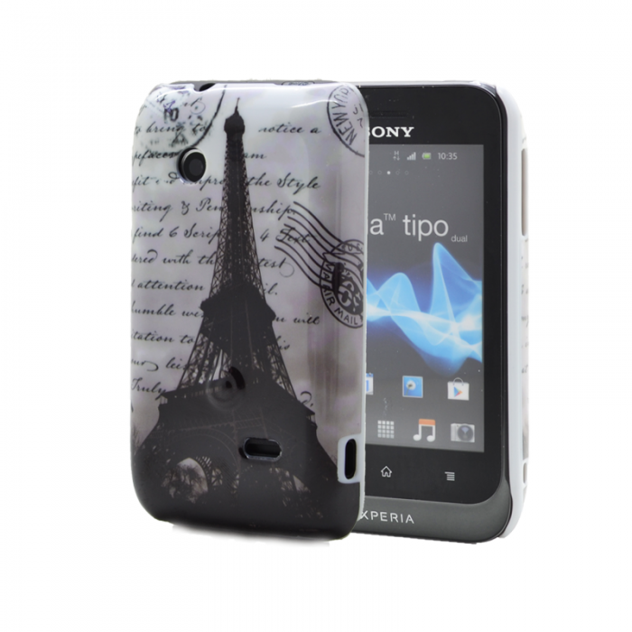 UTGATT5 - Skal till Sony Xperia Tipo ST21i - Eiffeltornet