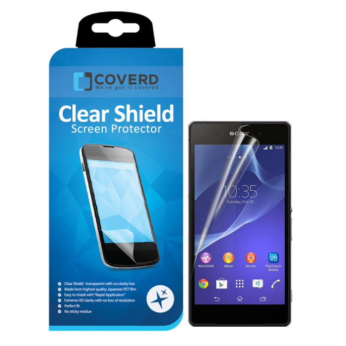 UTGATT4 - CoveredGear Clear Shield skrmskydd till Sony Xperia Z2