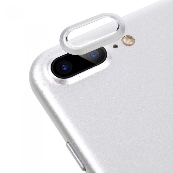 A-One Brand - Kameralinsskydd i Hrdat Glas till iPhone 7 Plus - Silver