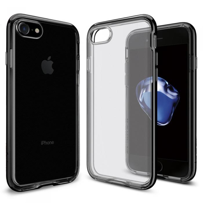 UTGATT5 - SPIGEN Neo Hybrid Crystal Skal till Apple iPhone 8/7 - Jet Black