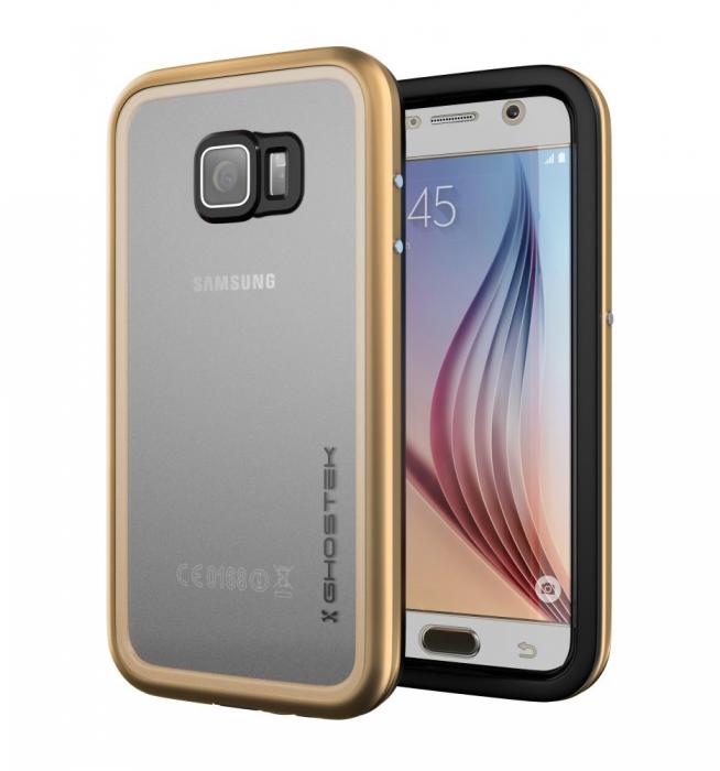 UTGATT5 - Ghostek Atmoic 2.0 Vattenttt Skal till Samsung Galaxy S6 - Gold
