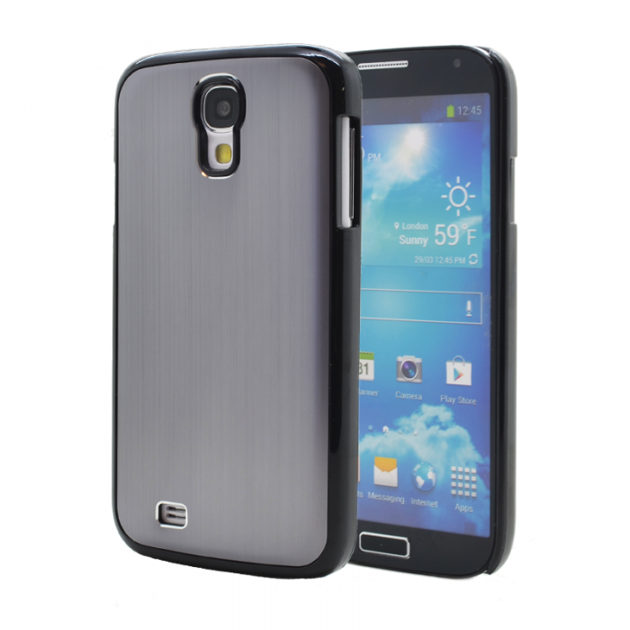 UTGATT4 - Metal Brushed Baksideskal till Samsung Galaxy S4 i9500 - (Gr)