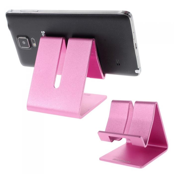 UTGATT5 - Aluminium stativ fr Tablet PC och Smartphone (Rosa)
