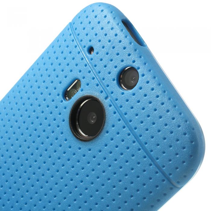 UTGATT5 - Dot Case FlexiSkal till HTC One (M8) - Bl