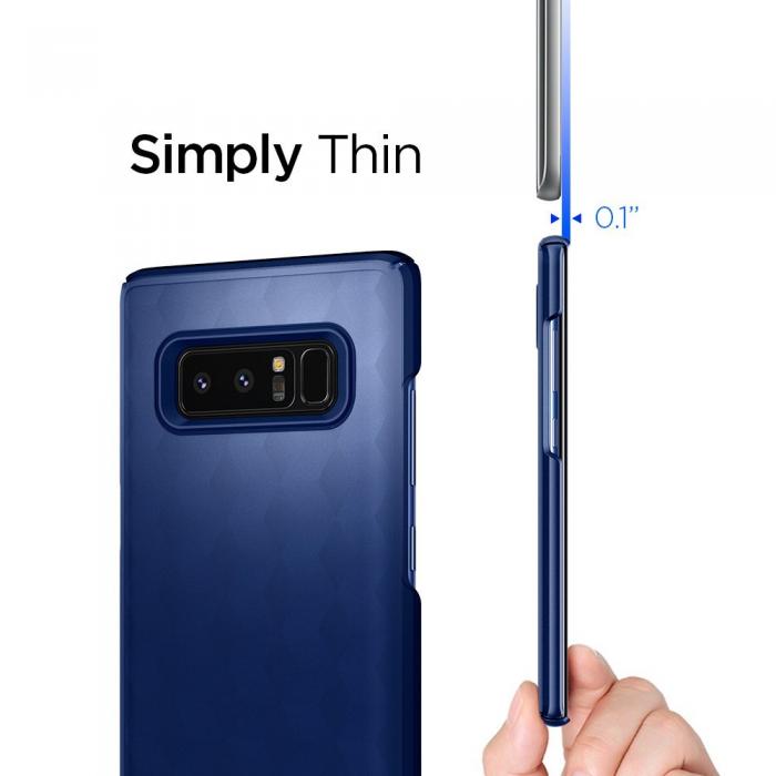 UTGATT5 - SPIGEN Thin Fit Skal till Samsung Galaxy Note 8 - Deep Blue