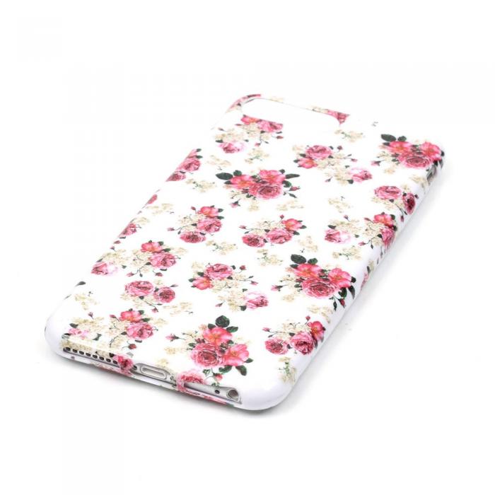 UTGATT5 - Mobilskal till iPhone 7 Plus - Rosa Blommor