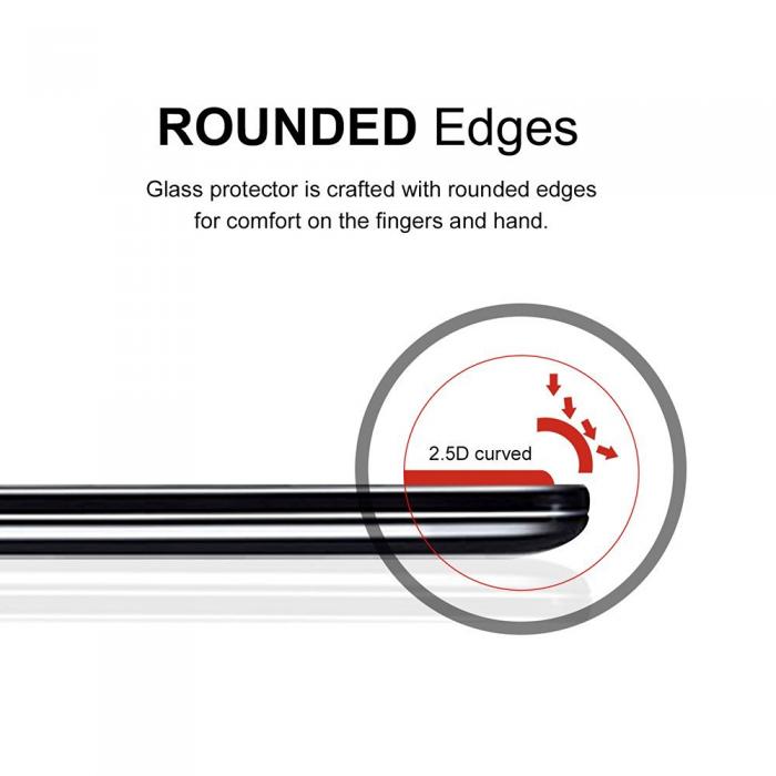 UTGATT5 - CoveredGear Edge to Edge hrdat glas till Huawei P9 - Svart