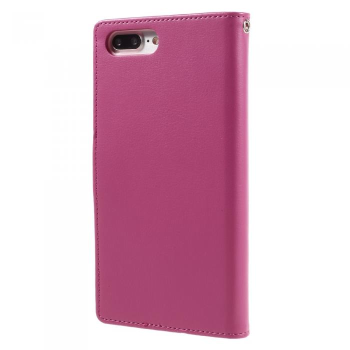 UTGATT5 - Mercury Rich Diary Plnboksfodral till Apple iPhone 7 Plus - Rosa