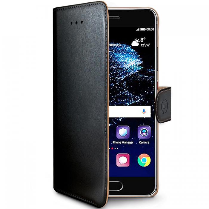 UTGATT5 - Celly Wallet Case Huawei P10 Plus - Svart