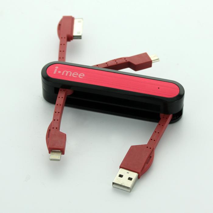 UTGATT5 - i-mee 3 in 1 Pocketools USB - Rosa/Svart