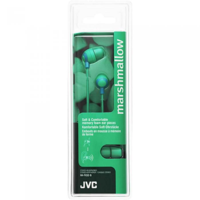UTGATT5 - JVC Hrlur FX32 Marshmallow In-Ear Grn