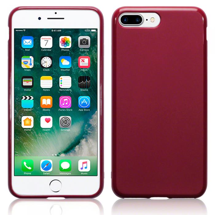 A-One Brand - Gel Mobilskal till iPhone 7 Plus - Rd