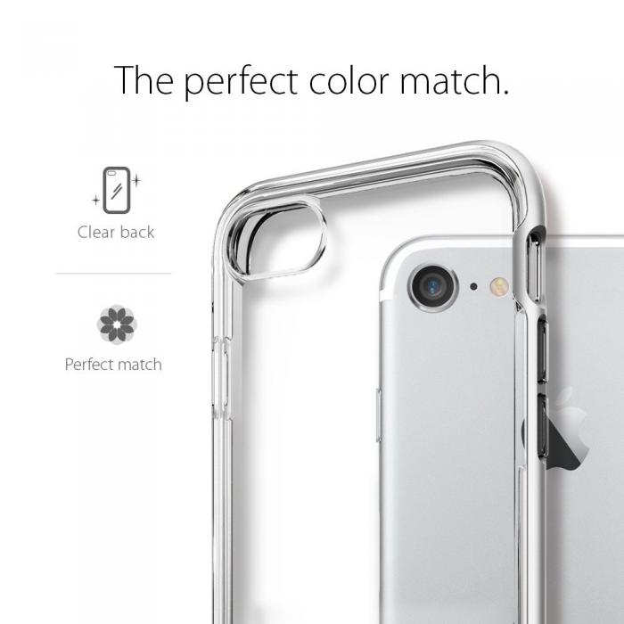 Spigen - SPIGEN Neo Hybrid Crystal Skal till Apple iPhone 7 Plus - Silver
