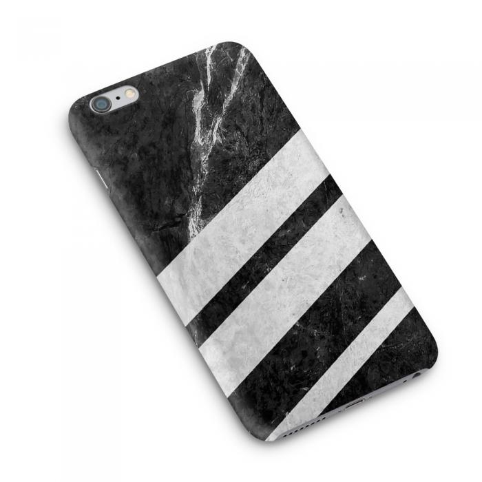 UTGATT5 - Skal till Apple iPhone 6(S) Plus - Black Striped Marble
