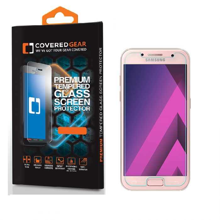 CoveredGear - CoveredGear Hrdat Glas Skrmskydd till Samsung Galaxy A3 (2017)