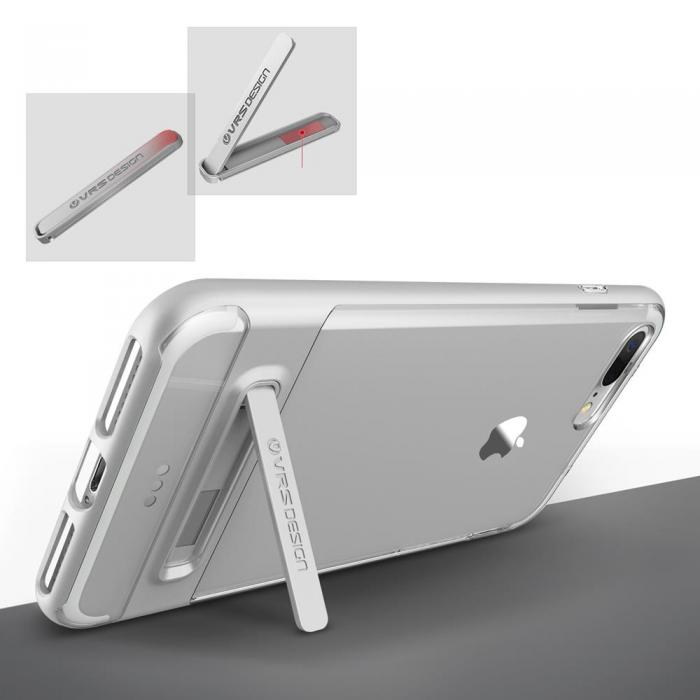 UTGATT5 - Verus Crystal Bumper Skal till Apple iPhone 7 Plus - Silver