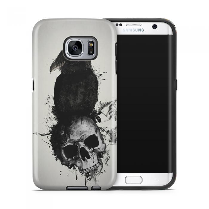 UTGATT5 - Tough mobilskal till Samsung Galaxy S7 Edge - Raven and Skull