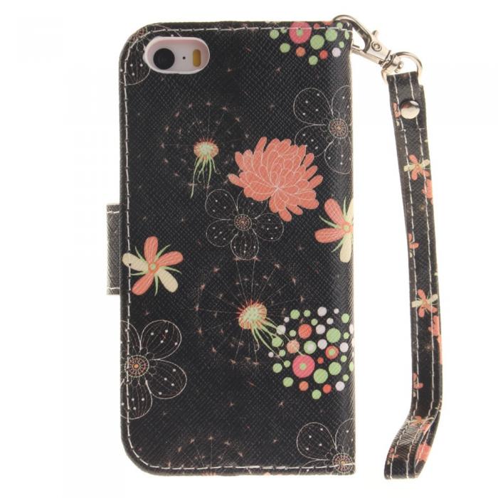 UTGATT5 - Plnboksfodral iPhone 5/5S/SE - Lovely Flowers