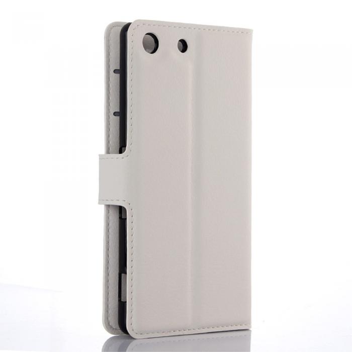 UTGATT5 - Plnboksfodral till Sony Xperia M5 - Vit