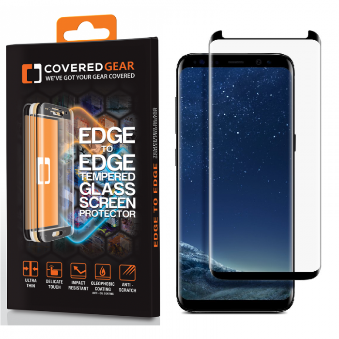 UTGATT5 - CoveredGear Edge to Edge hrdat glas till Samsung Galaxy S8 Plus - Svart