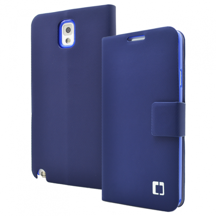 UTGATT5 - CoveredGear plnboksfodral till Samsung Note 3 (Navy Blue)