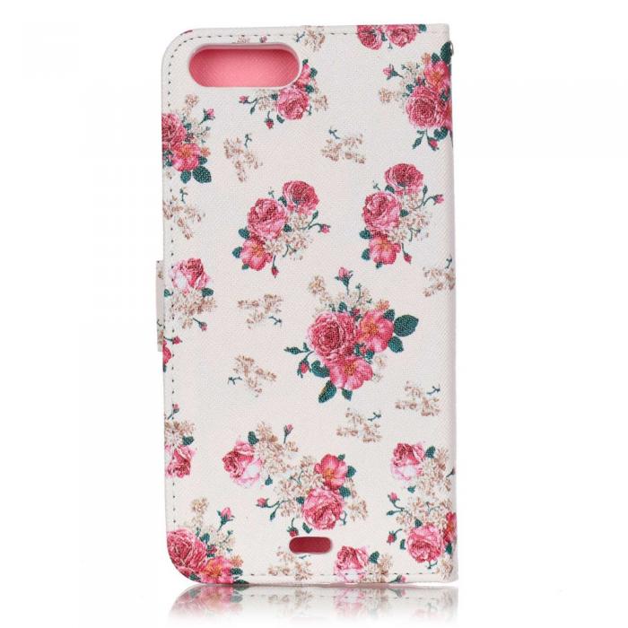 UTGATT5 - Plnboksfodral till iPhone 7/8 Plus - Rosa Blommor