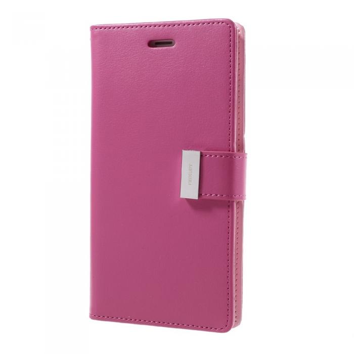 UTGATT5 - Mercury Rich Diary Plnboksfodral till Apple iPhone 7 Plus - Rosa