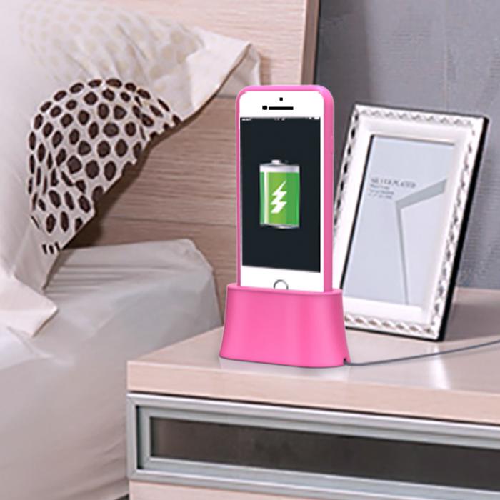 UTGATT5 - Sinbor Anti-Radiation Skal med stand till iPhone 7 Plus - Rosa