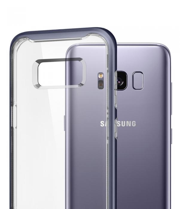 UTGATT5 - SPIGEN Neo Hybrid Crystal Skal till Samsung Galaxy S8 - Orchid Grey